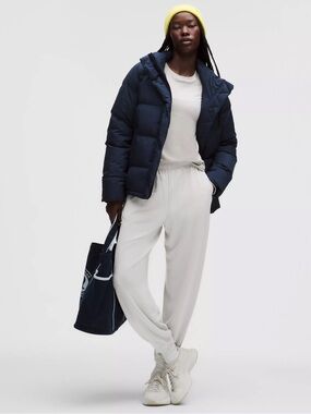 Lululemon BeCalm Oversized Mid-Rise Pant in Dove Grey
